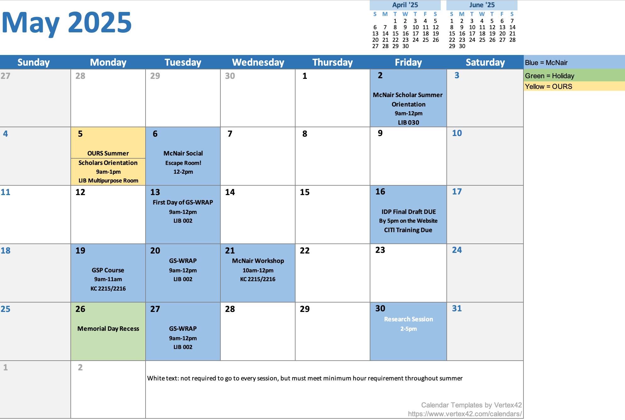 may 2025 calendar